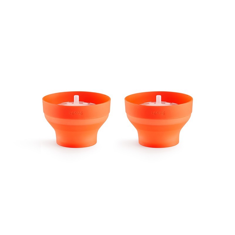 Mini Microwave Popcorn Set 1Uds Red
