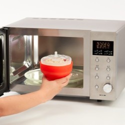 Mini Microwave Popcorn Set 1Uds Red