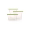 Kit of 3 Reusable Silicone Bags