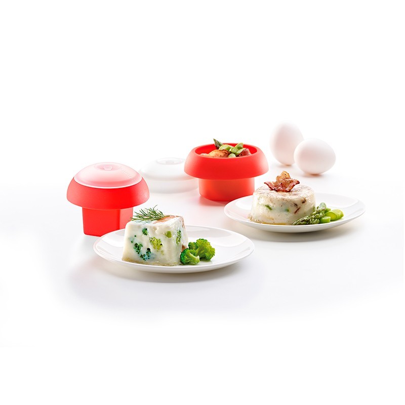 Kit Egg Cooker (x2) Red