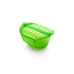 Deep Steam Case With Tray 1-2p. Green