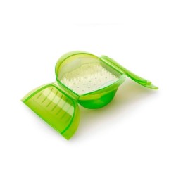 Deep Steam Case With Tray 1-2p. Green