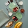 Reusable Silicone Boxes Set Green