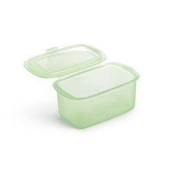 Recipiente de Silicona Reutilizable 1000ml Verde