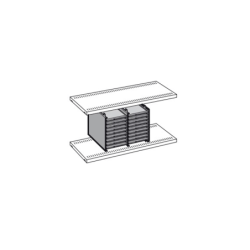 LISTA NCS S 2502-R Central Separator Grey