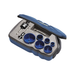 IRWIN Hole Saw Kit 400SE: 22 mm/35 mm/65 mm/67 mm, Arbors 10504535 e 10504536 and Pilot Drill IRWIN