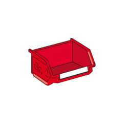 LISTA Plastic bin 109/163/75 Size 3 BLUE