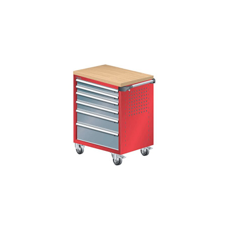Lista Workshop Trolley with 6 Drawers