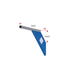 LISTA Complete Arms With 600 MM
