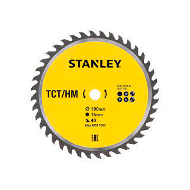 Lâminas TCT. ø 190x16 mm. 40 dentes Lâminas TCT. ø 190x16 mm. 40 dentes