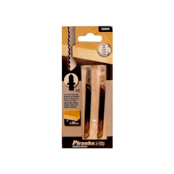 2 lâminas HCS para corte fino e reto.