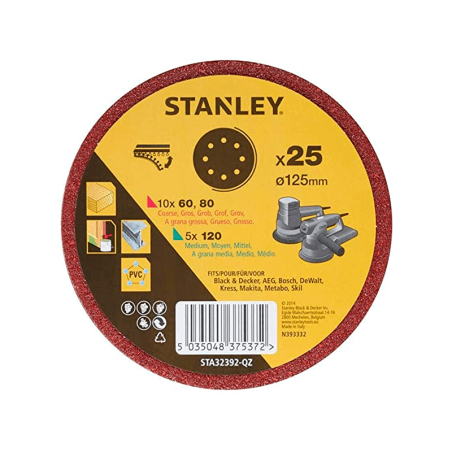 25 discos de lixa para Rotorbital ø125mm