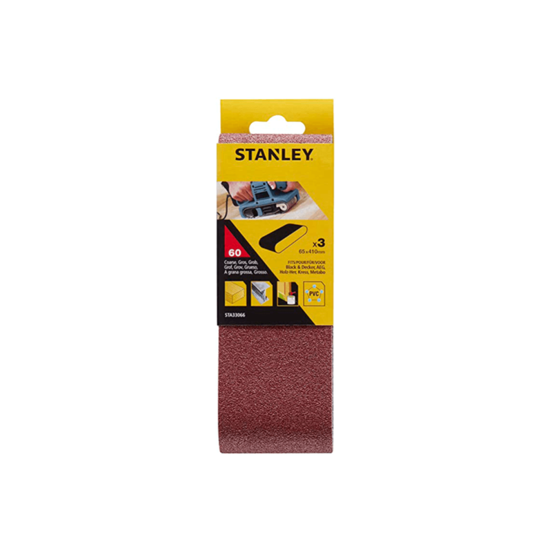3 Cintas de lixa. 65x410 mm. 3 Cintas de lixa. 65x410 mm.