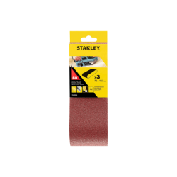 3 Cintas de lixa. 75x457 mm.
