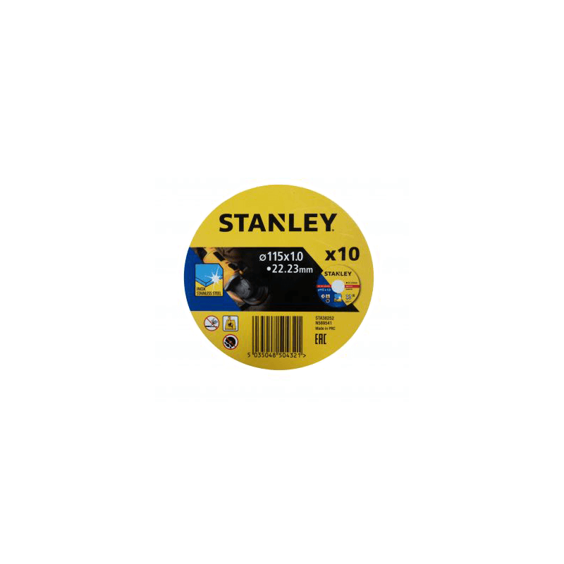 Lata 10 Discos Inox 115x1,0x22,3mm Lata 10 Discos Inox 115x1,0x22,3mm