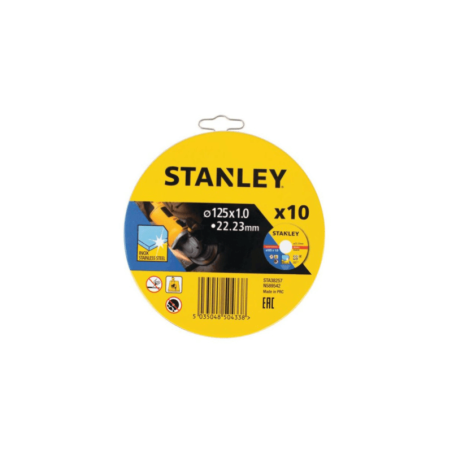 Lata 10 Discos Inox 125x1,0x22,3mm