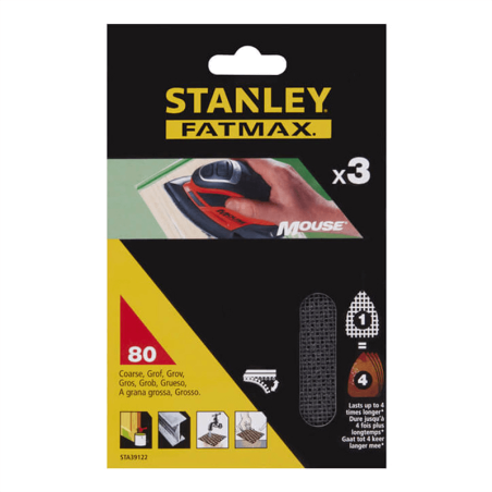 3 Folhas De Lixa Malhageme, com velcro