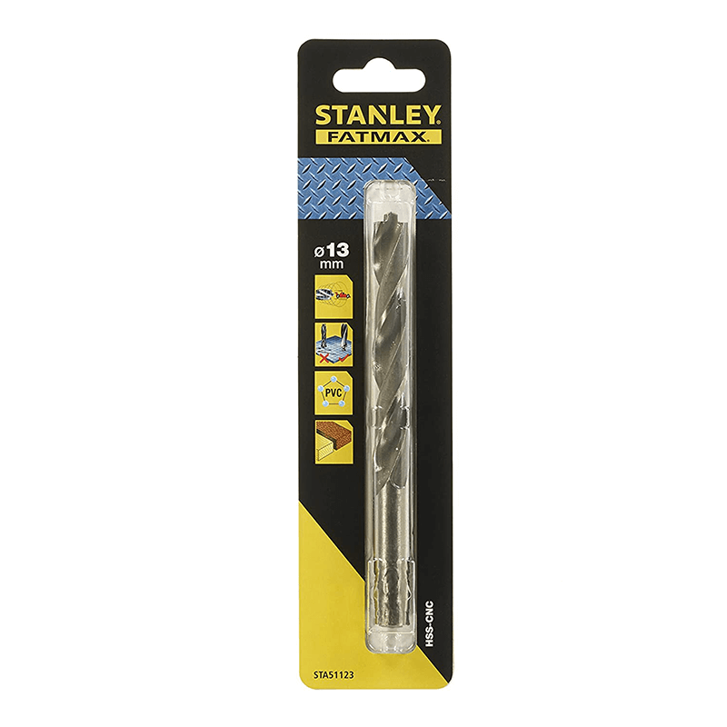 ø 13mm STANLEY HSS-CNC Pilot Drill