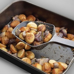 Colher Escumadeira Cinza - Scoop Plus