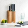5-piece Knife Set with Bamboo Block - Elevate