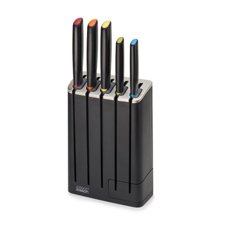5-Piece Knife Set with Ceramic Sharpener