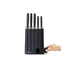 5-Piece Knife Set with Ceramic Sharpener