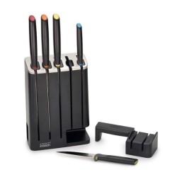 5-Piece Knife Set with Ceramic Sharpener