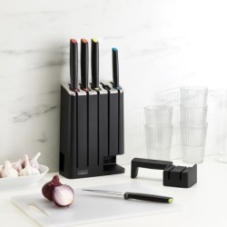 5-Piece Knife Set with Ceramic Sharpener