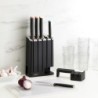 5-Piece Knife Set with Ceramic Sharpener