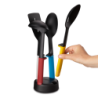 4-piece Utensil Set with Storage Stand - Elevate Slim