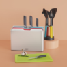 4-piece Utensil Set with Storage Stand - Elevate Slim