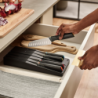 5-piece Knife Set with In-drawer Storage Tray - Elevate