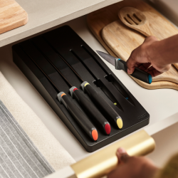 5-piece Knife Set with In-drawer Storage Tray - Elevate