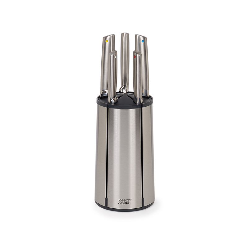 5 Knives Carousel Stainless Steel - Elevate 5 Knives Carousel Stainless Steel - Elevate