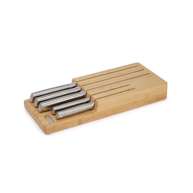 Conjunto de 5 Facas e Bloco - Elevate Steel Conjunto de 5 Facas e Bloco - Elevate Steel