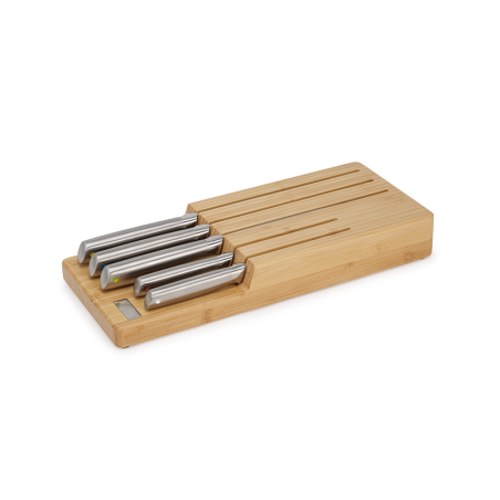 Conjunto de 5 Facas e Bloco - Elevate Steel