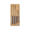 Knife Set with Bamboo Storage Tray - Elevate Steel