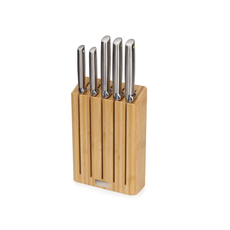 Conjunto de 5 Facas e Bloco Vertical - Elevate Steel