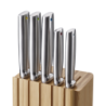 Conjunto de 5 Facas e Bloco Vertical - Elevate Steel