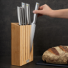Conjunto de 5 Facas e Bloco Vertical - Elevate Steel