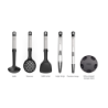 Conjunto de 5 Utensílios Aço - Elevate Fusion