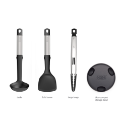 Conjunto de 3 Utensílios Aço - Elevate Fusion