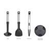 Conjunto de 3 Utensílios Aço - Elevate Fusion