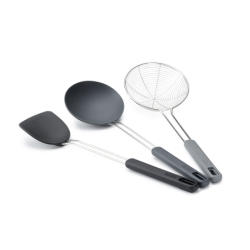 Conjunto 3 Peças para Wok Preto - Nest Fusion