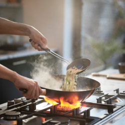 3-Piece Wok Utensil Set Black - Nest Fusion