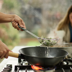 3-Piece Wok Utensil Set Black - Nest Fusion