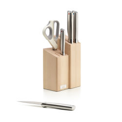 5-piece Knife & Scissor Set with Block - Elevate