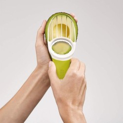 Cortador para Abacates 3 em 1 Verde