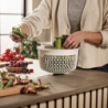 In-sink Salad-spinning Colander - Spindola