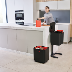 Cubo de Basura 60L Negro - Totem Max